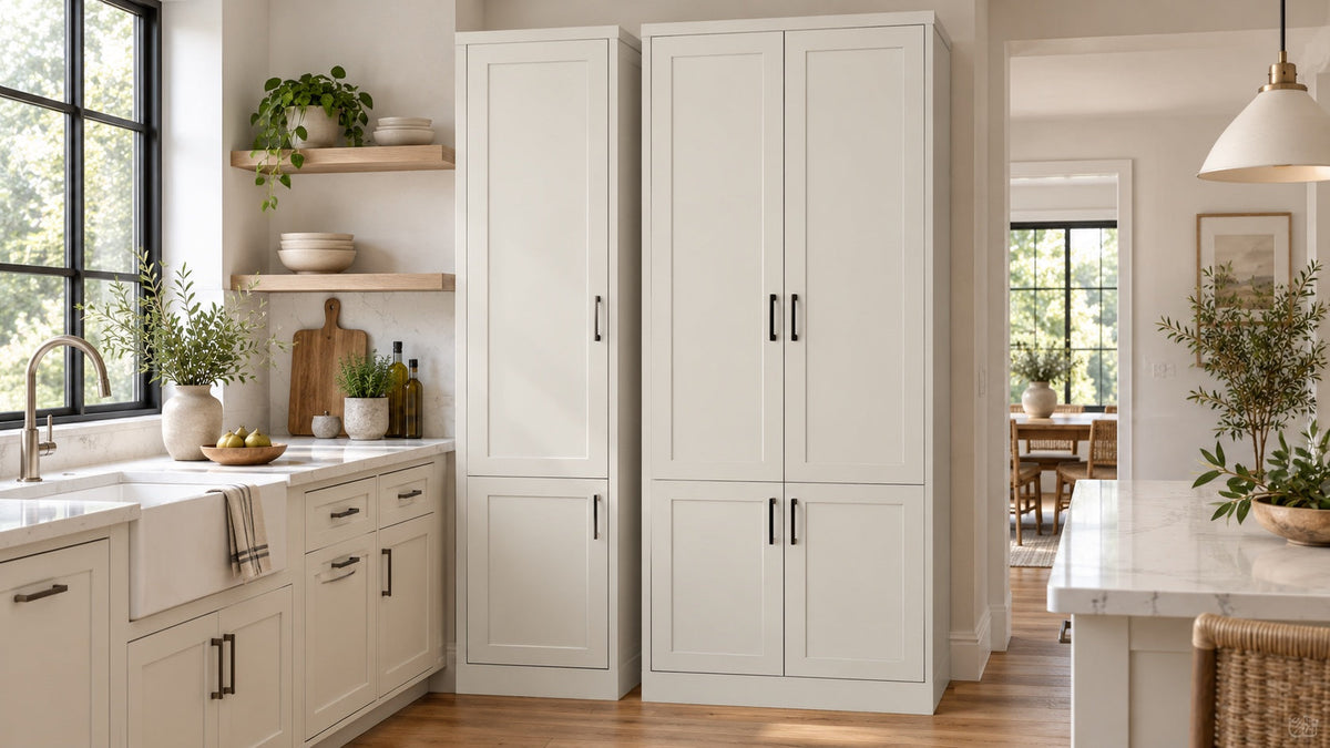 Single vs Double Door Pantry Cabinets for Your Kitchen