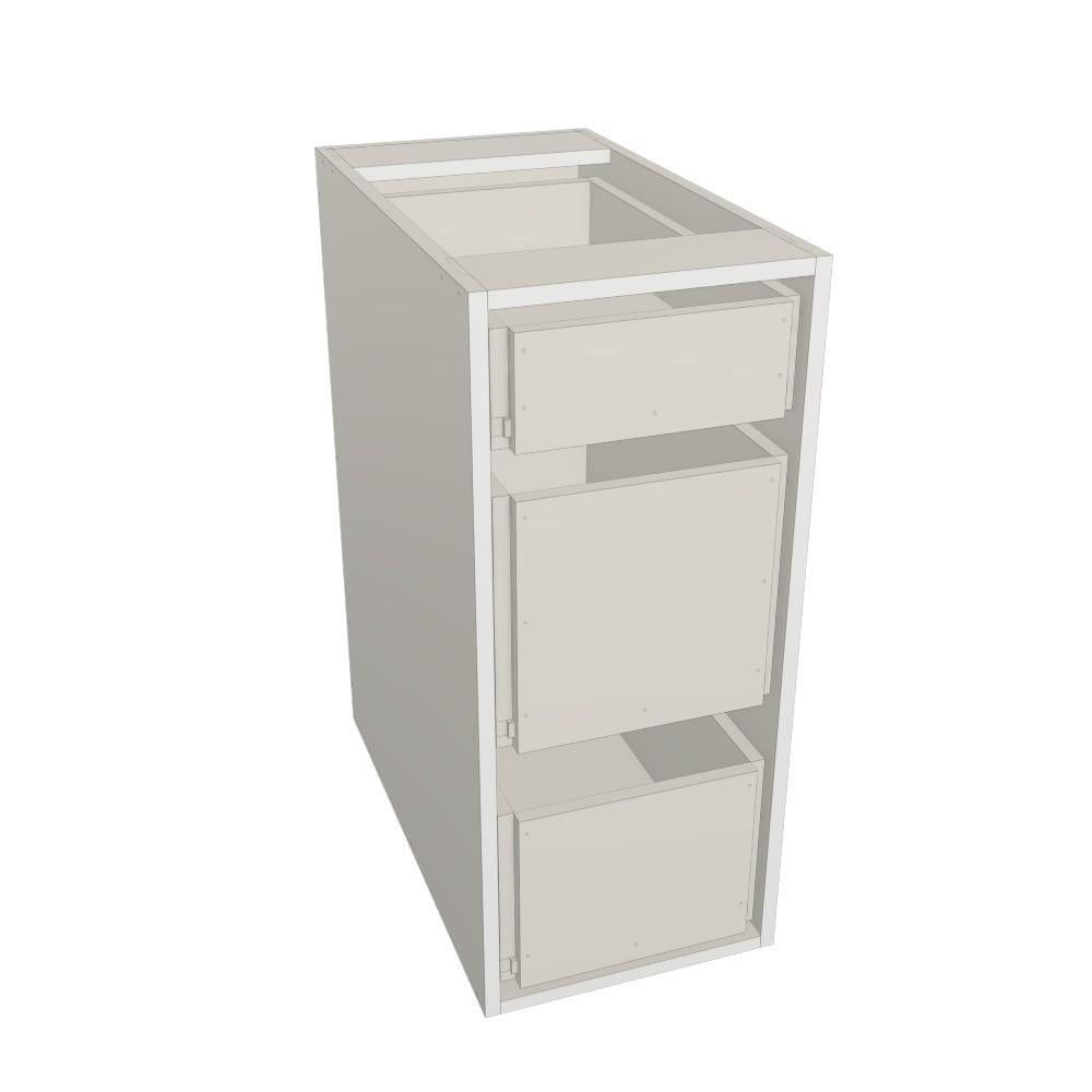 3 Drawers Cabinets 12" wide