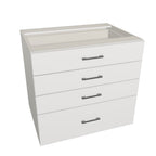 4 Drawers Cabinets 33" wide (Euro)
