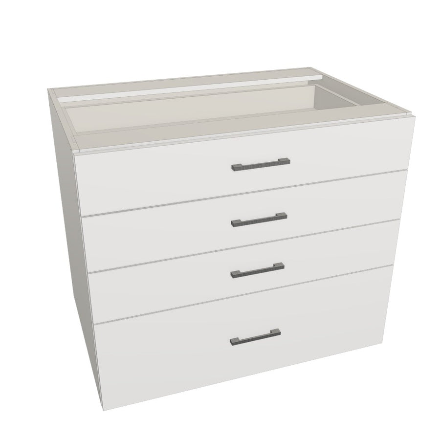 4 Drawers Cabinets 38" wide (Euro)