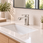 SFK190 Modern Square Single-Handle Bathroom Faucet