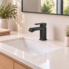 SFK190 Modern Square Single-Handle Bathroom Faucet