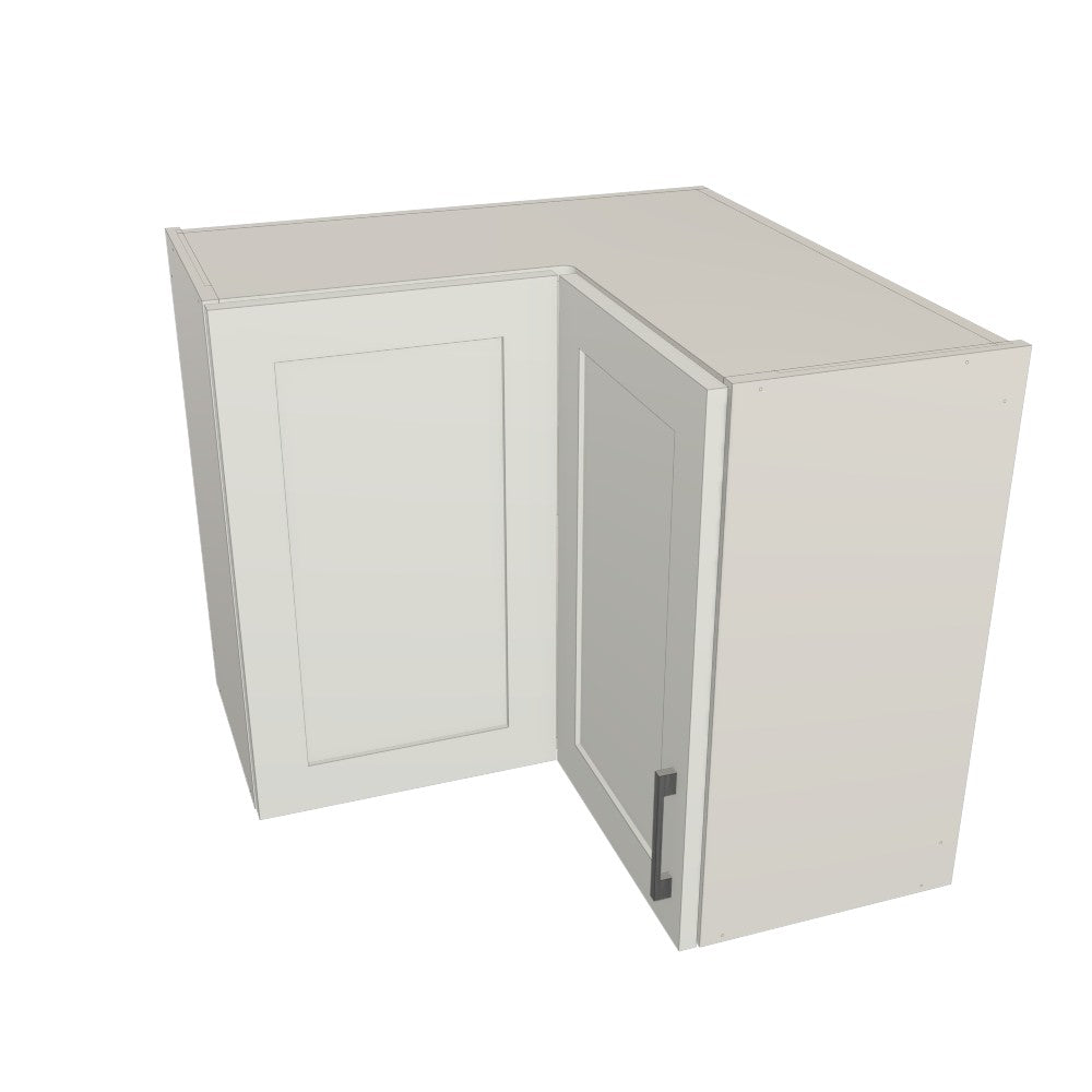 Upper Corner Bifold Cabinet 27"x27" 24" high Left Hinge