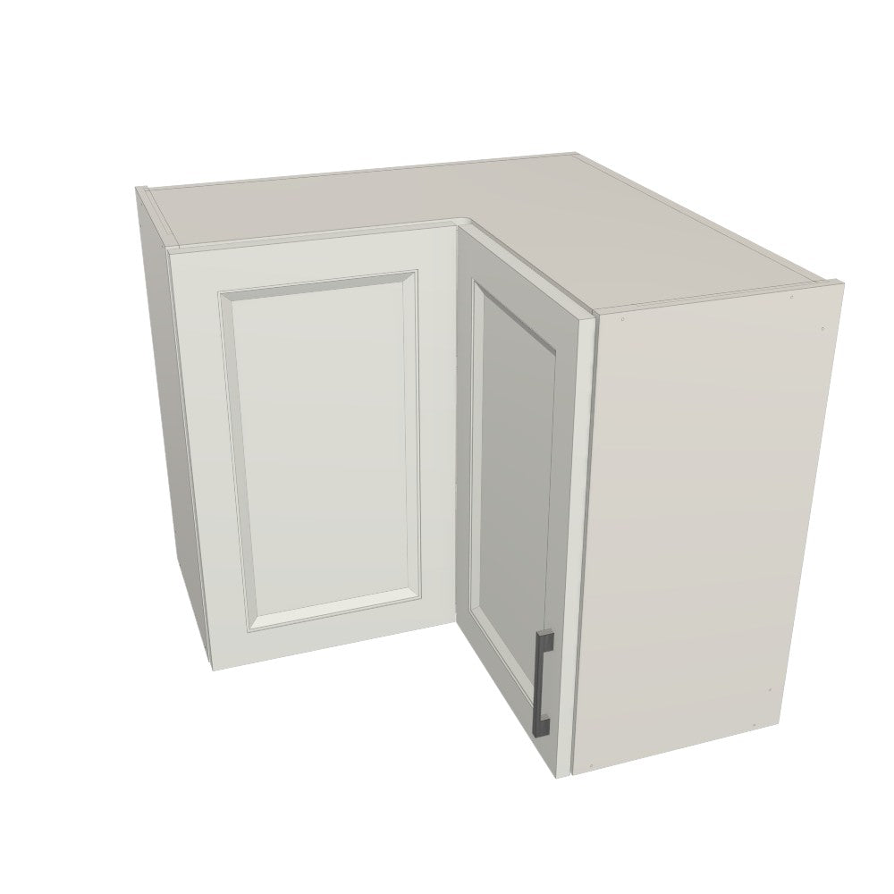 Upper Corner Bifold Cabinet 27"x27" 24" high Left Hinge