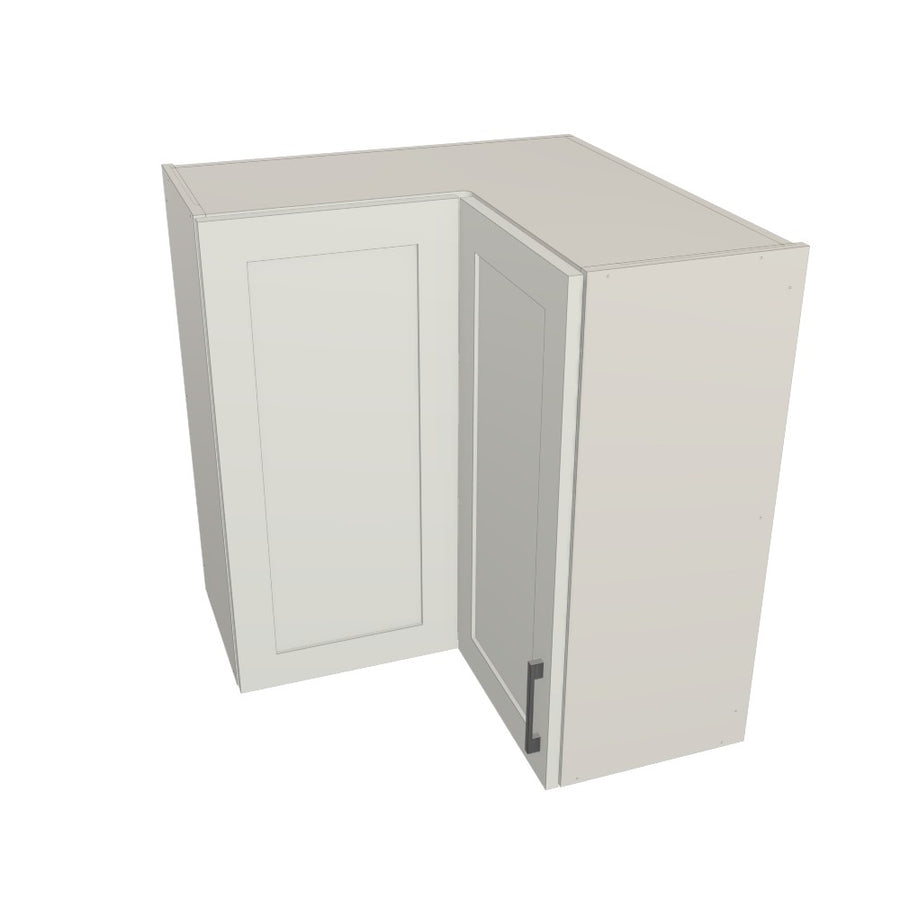Upper Corner Bifold Cabinet 27"x27" 30" high Left Hinge